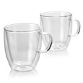 thumbnail image 6 of Tea Mug Set of 2 Double Wall Insulated Thermo Glass Mugs with Handle Glass Cups for Hot Beverages Drinkware (11.83 fl oz (350 ml)), 6 of 6