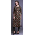 thumbnail image 2 of Bimba Tunique Droite à Manches 3/4 Kurta Imprimée Tenue d'Été pour Femmes, 2 of 6