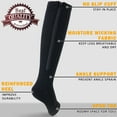 thumbnail image 4 of Ailaka Zipper Compression Socks 15-20 mmHg for Women & Men - Open Toe Knee High Support Socks with Easy On/Off Zipper, 1 Pair, 4 of 7