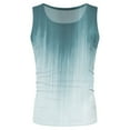 thumbnail image 4 of HCNTES Shirt for Men Undershirt Tank top Sleeveless Tummy Control Shapewear Vest Men(Green,XL), 4 of 4