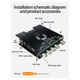 thumbnail image 1 of ZK-AS21 2.1 Channel Bluetooth Digital Power Amplifier Board Module, 1 of 5