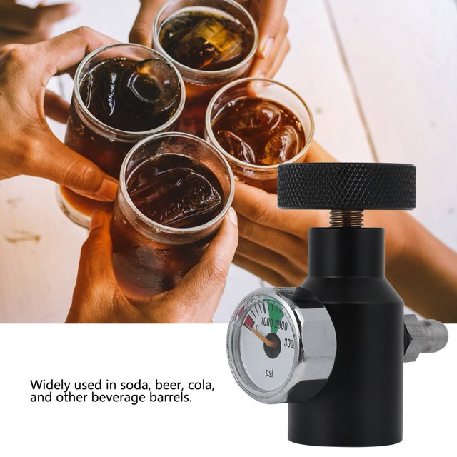 Regulador De CO2 0-3000PSI Duradero, Regulador De Conector, Rango De Ajuste Para Cerveza De Soda Cola