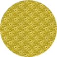 thumbnail image 1 of Ahgly Company Machine Washable Indoor Square Transitional Yellow Area Rugs, 3' Square, 1 of 7
