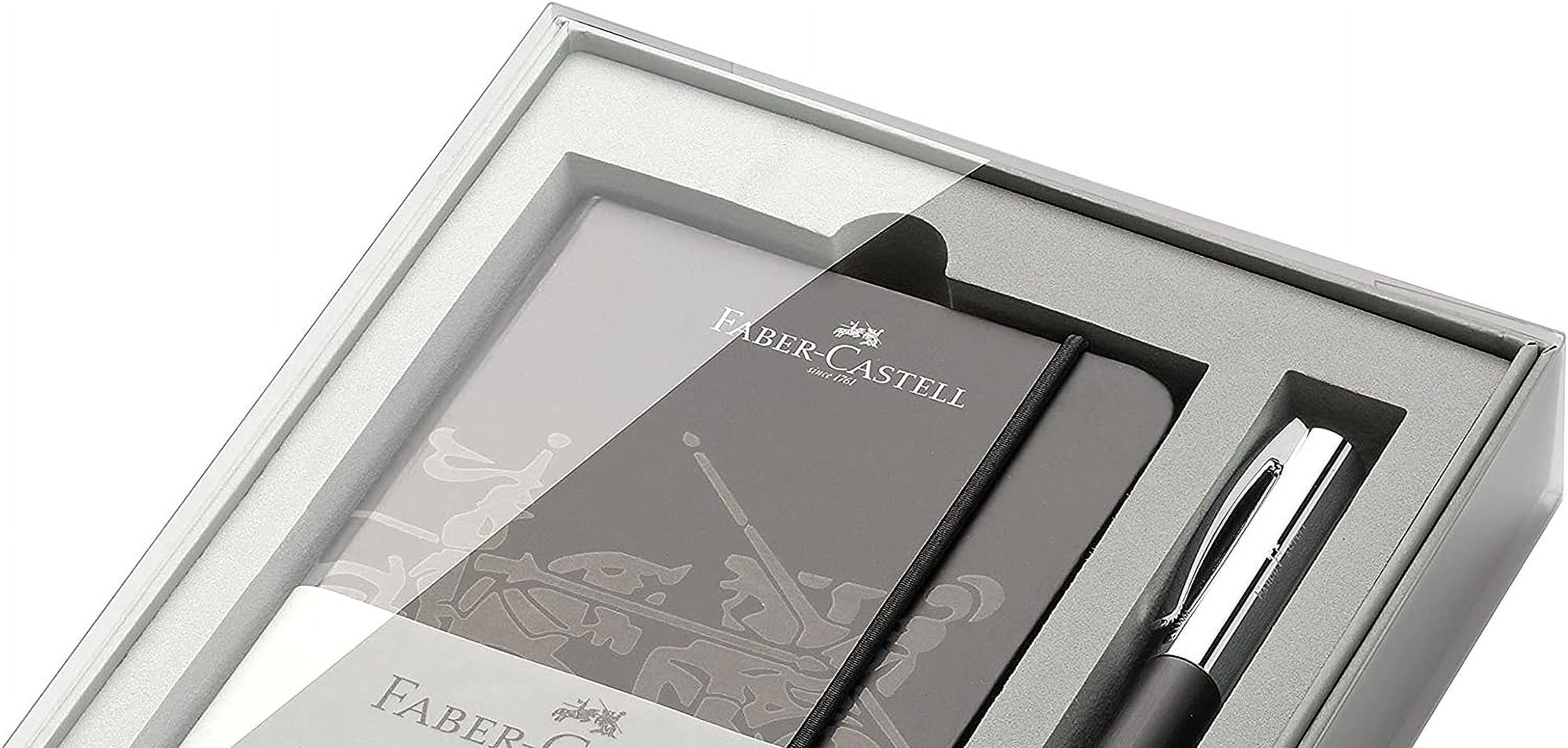 Faber-Castell Ambition Black Rollerball Pen & Journal Gift Set