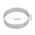 thumbnail image 2 of Bakeware Tart Rings 8 Inch Round Perforated Cake Ring Nonstick Stainless Steel Baking Tool for Culinary Precision and Everyday Cooking, 2 of 2