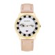 thumbnail image 1 of Reloj de pulsera analógico de cuarzo GAIETY con correa de cuero sintético albaricoque para mujeres y niñas, 1 of 1