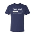 thumbnail image 2 of Wild Bobby,Dad Joke Loading Hilarious Funny Dad Granpa Daddy, Father's Day, Men Premium Tri Blend Tees, Vintage Navy, Large, 2 of 3