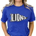 thumbnail image 2 of Lions Vintage Sports Flag Shirt for Men Women and Teens Unisex Lions Team Mascot T-Shirt Vintage Royal Shirt Adult X-Large, 2 of 5