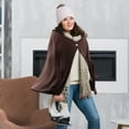 thumbnail image 3 of Portable Heated Blanket Heating Blanket Winter USB Heating Shawl Pad Warming Blanket Home Heating Knee Pad Mattress Shawl, 3 of 5