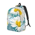 thumbnail image 2 of Daiia Daisy Flowers Vintage Canvas Backpack for Men and Women ,Hiking Backpack,Travel Laptop Bag for School,Large Capacity Backpack, 2 of 8
