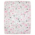 thumbnail image 3 of Bedtime Originals Blossom Pink Watercolor Floral 3-Piece Baby Crib Bedding Set, 3 of 9