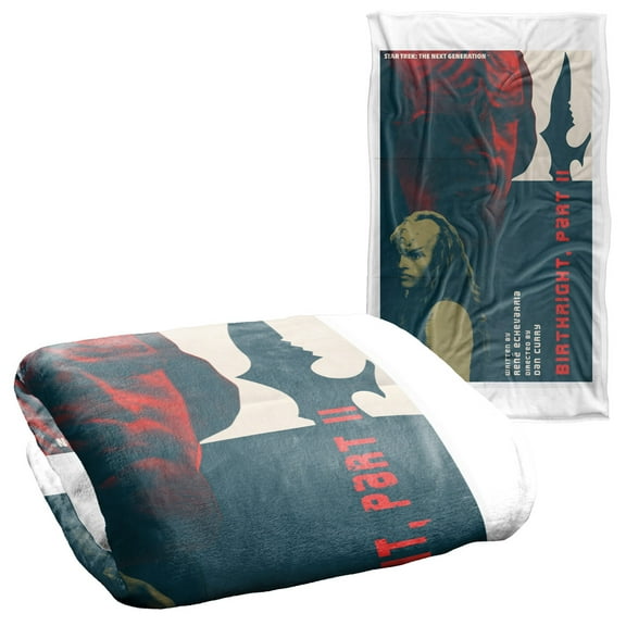 Star Trek The Next Generation Season 6 Episode 17 Silky Touch Super Soft Throw Blanket 36" x 58"