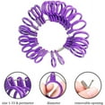 thumbnail image 2 of Ring Sizer UK Rings Size Measurement Scales Tools Ring Mandrel Ring Gauge 33pcs Rings Measurements with Finger Sizing Measuring Stick UK Sizes A-Z6 Plastic for Women & Men, 2 of 5