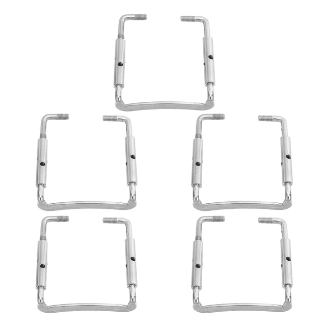 Raindrops 5Pcs Plated Silver Violin Chinrest Screws Instrument Accessories for Quick Installation and Adjustment