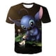 thumbnail image 1 of Camiseta de punto de Disney para niños y niñas, camisetas para niños, camiseta de manga corta, ropa de punto de verano, camiseta estampada de dibujos animados, ropa para niños 13T Gao Jinjia LED, 1 of 2