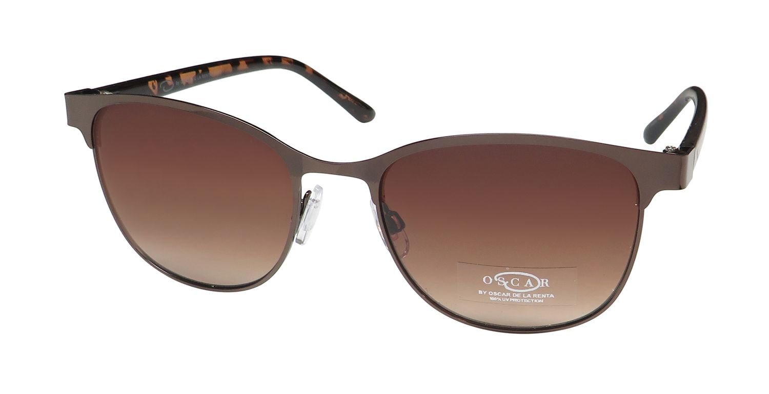 NWT Oscar de la Renta 1341 220 UV Protection Tortoise Sunglasses Vintage Oscar De La Renta New Old Stock Tortoise Resin  main image 2