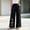 Black, variant on Wide Leg Pants for Women Floral Embroidered Lounge Pant Elastic Waist Summer Beach Vacation Straight Slacks, 2026 New Limited-time Off