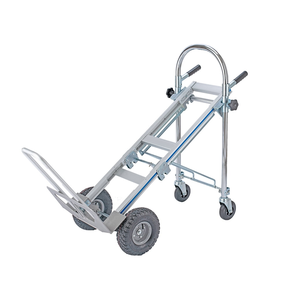 Details about   Portable Folding Three-In-One Trolley Hand Truck  For Home & Work Cart Silver 