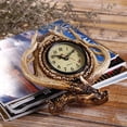 thumbnail image 2 of 2x Reloj De De Escritorio De Resta De Ciervo De Resina De Vintage Reloj De Batería, 2 of 9