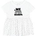 thumbnail image 3 of Inktastic Me Plus Grandma Equals One Broke Grandpa Girls Baby Dress, 3 of 5