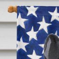 thumbnail image 3 of Black White French Bulldog Patriotic House Flag, 3 of 4