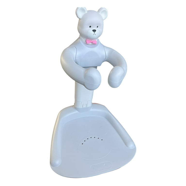 Baby Shower Stand,Adjustable Height Baby Shower Stand With Anti-Slip Base,Portable Bath Helper,Smart Water Flow Hug Tower Bath Shower Standing,Huggable Bear Bath Support For Infants & Toddlers