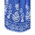 thumbnail image 4 of Camiseta Talla Extra Cuello V Patrón Tribal Rosegal Mangas largas de talla grande, 4 of 5