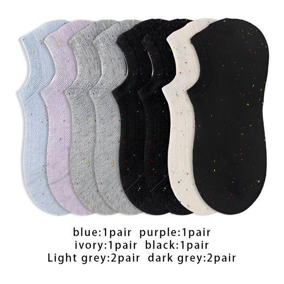 TELOLY 15Pairs Ankle Socks for Women,Cotton Women'S Socks Size 9-11,Cozy Socks for Women