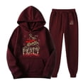 thumbnail image 1 of TIMIFIS Ensemble de Survêtement pour Hommes 2 Pcs à Capuche, Chandail Décontracté pour Course Jogging Sport Automne, 1 of 8
