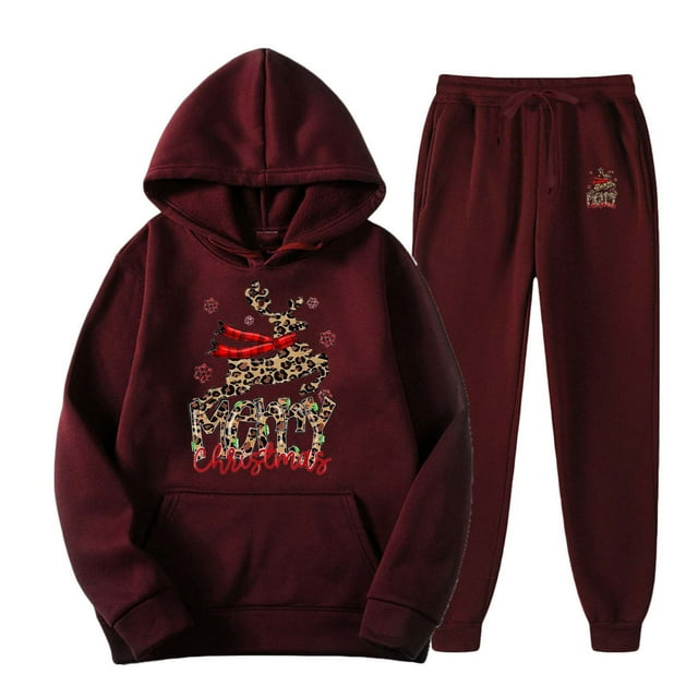 TIMIFIS Ensemble de Survêtement pour Hommes 2 Pcs à Capuche, Chandail Décontracté pour Course Jogging Sport Automne
