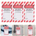 thumbnail image 2 of KAKOWELY equipment tags 6pcs Industrial Safety Warning Tags Lockout Tags for Equipment Repair Compliant Do Not Operate Hanging Labels Danger Warning Signs for Factory Use, 2 of 4