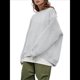 thumbnail image 1 of Sudaderas de Mujer con Cuello Redondo, Forro , Suéteres Oversize, Otoño 2025, Blusas Bonitas, Ropa Preppy Estilo-D XL, 1 of 8
