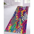 thumbnail image 4 of Psychedelic Tapestry Rug, Salon Rug, Modern Rug, Psychedelic Abstract Rug, Personalized Rugs, Psychedelic Rugs, Stair Rugs, Colorful Rugs, 2.6'x9.2' - 80x280 cm, 4 of 9