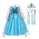 thumbnail image 1 of Vestido de princesa Frozen para niñas, disfraz de reina de la nieve, fiesta de Elsa, tul con lentejuelas Fivean unisex, 1 of 2