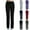 Black, variant on Women's Drawstring Yoga Pants - Elastic High Waist Skinny Leggings with Pockets for Workout Running Trousers, Green-a, S