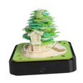 thumbnail image 3 of GUOOL 2025 Desk Calendar 3D Art Memo Creative Funny Holiday Gift Multipurpose Tabletop Tree House Green, 3 of 9