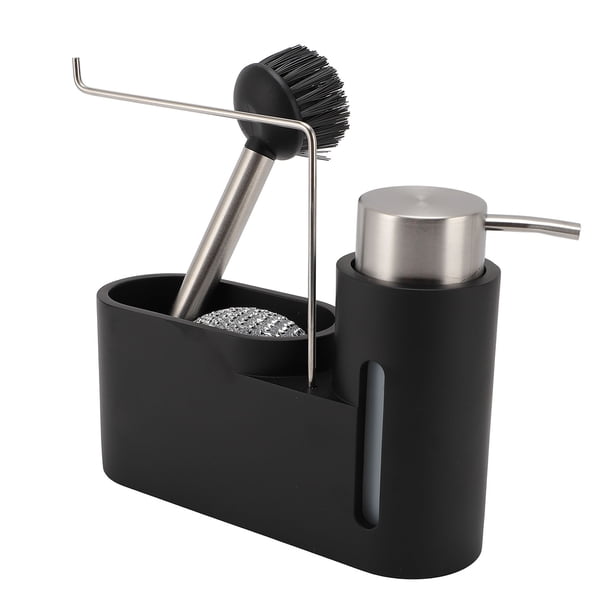 Juego De Dispensador De Jabón Para Fregadero De Cocina, Juego De Dispensador De Jabón Para Platos, Fácil De Lavar, Estante De Almacenamiento único Resistente A La Oxidación