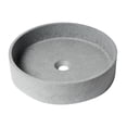 thumbnail image 3 of Pemberly Row 17" Round Solid Concrete Gray Matte Above Mount Bathroom Sink, 3 of 5
