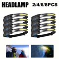 thumbnail image 2 of LED+COB USB Rechargeable Headlamps with Motion Sensor, Multiple Sets, Portable Emergency Light, Ideal for Running, Fishing, Camping, Hiking & Climbing, 2 of 15