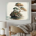 thumbnail image 2 of Designart Bonsai By The Water II Canvas Wall Art, 2 of 5