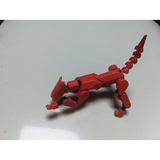 Figura de muñeco de la suerte de 3. ª generación, serie de colores, títere de articulación multimóvil, bricolaje, hecho a mano