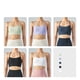 thumbnail image 4 of Sujetador deportivo con tirantes acanalado, chaleco de Yoga, ropa interior acolchada a prueba de golpes, blusa elástica para gimnasio, camisola de Fitness, 4 of 5