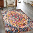 Area Rug 3x5ft Retro Medieval Turkish Tattoos Area Rugs Washable Low ...
