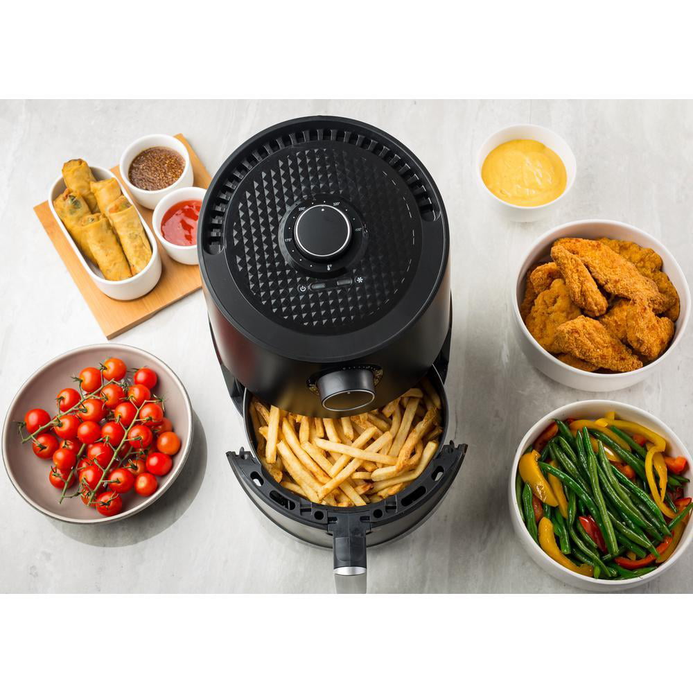3 Qt. White Teflon-Free Ceramic Air Fryer with Recipe Book, 1 - Fred Meyer