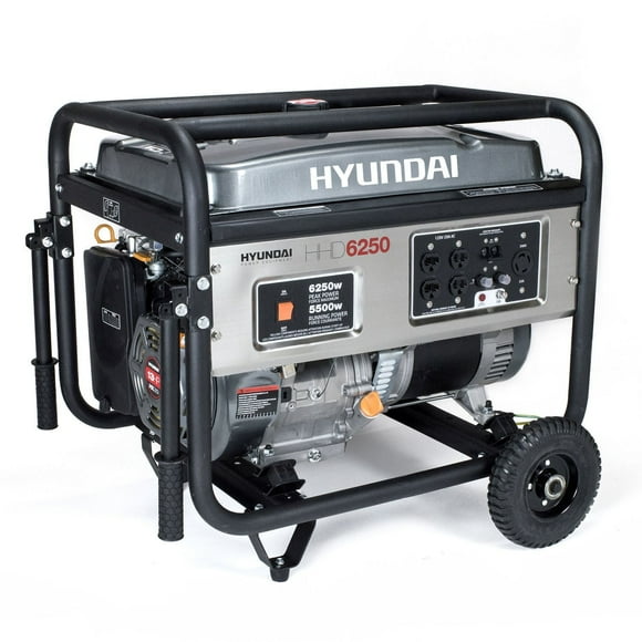 Générateur portable à essence de 6 250 W HHD6250 de Hyundai