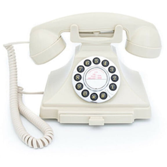 GPO Retro GPOCARRPBIV Carrington Push Button Telephone - Ivory  [MISC ACCESSORY] Ivory