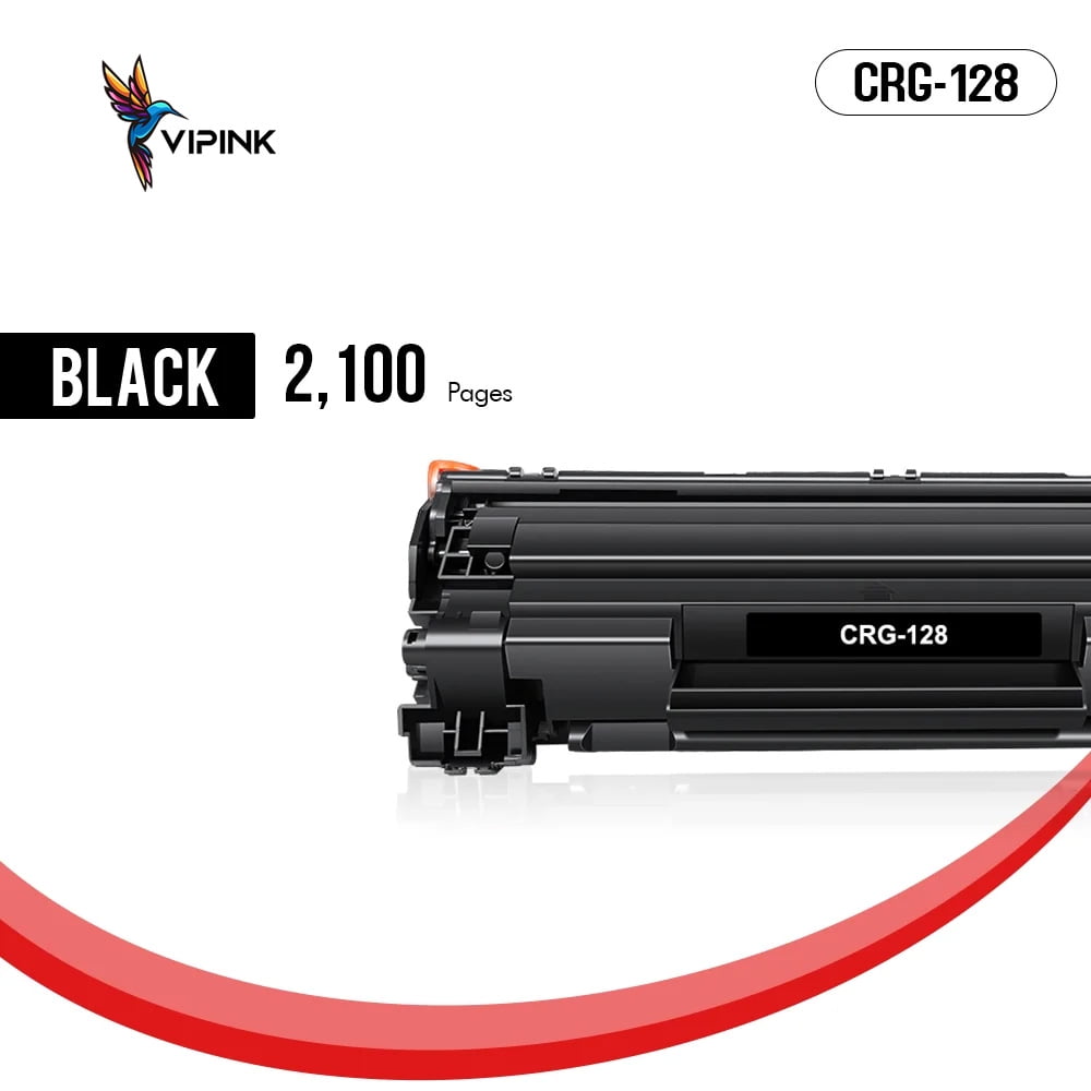 128 Black Toner Cartridges Compatible for Canon 128 CRG128 CRG 128 FaxPhone L100 ImageCLASS D530 D550 MF4450 MF4550 MF4570dw MF4770n FaxPhone L190 L100 Printer Ink Black 2-Pack