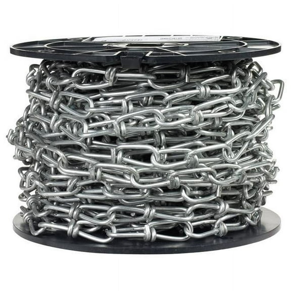 Campbell 0722087 Loop Chain 255 lb Working Load Limit #2/0 Low Carbon Steel Zinc