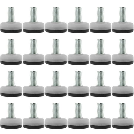M10 x 20 x 30mm Furniture Glide Leveler Feet Floor Protector for Chair Leg (Best Chair Glides For Angled Legs)