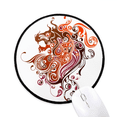 thumbnail image 1 of Tapis de Souris Contour Art Animal Dragon Coloré pour Bureau Rond pour Ordinateur, 1 of 2